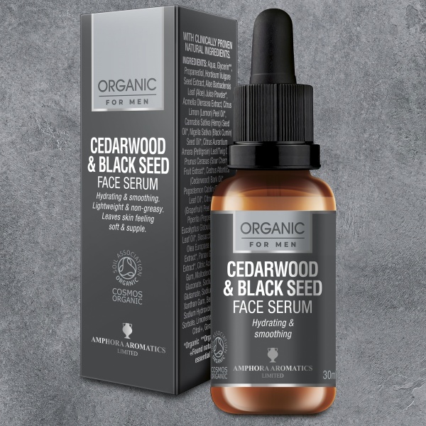 Amphora Aromatics Cedarwood and Black Seed Hydrating Face Serum  30 m